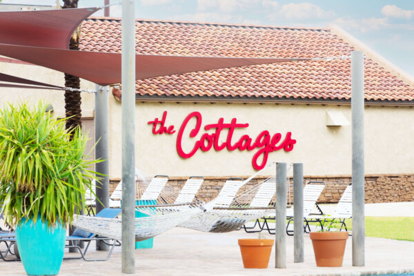 the cottages sign