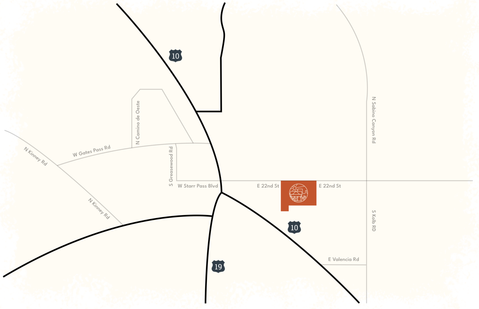 map of tuscon apartment