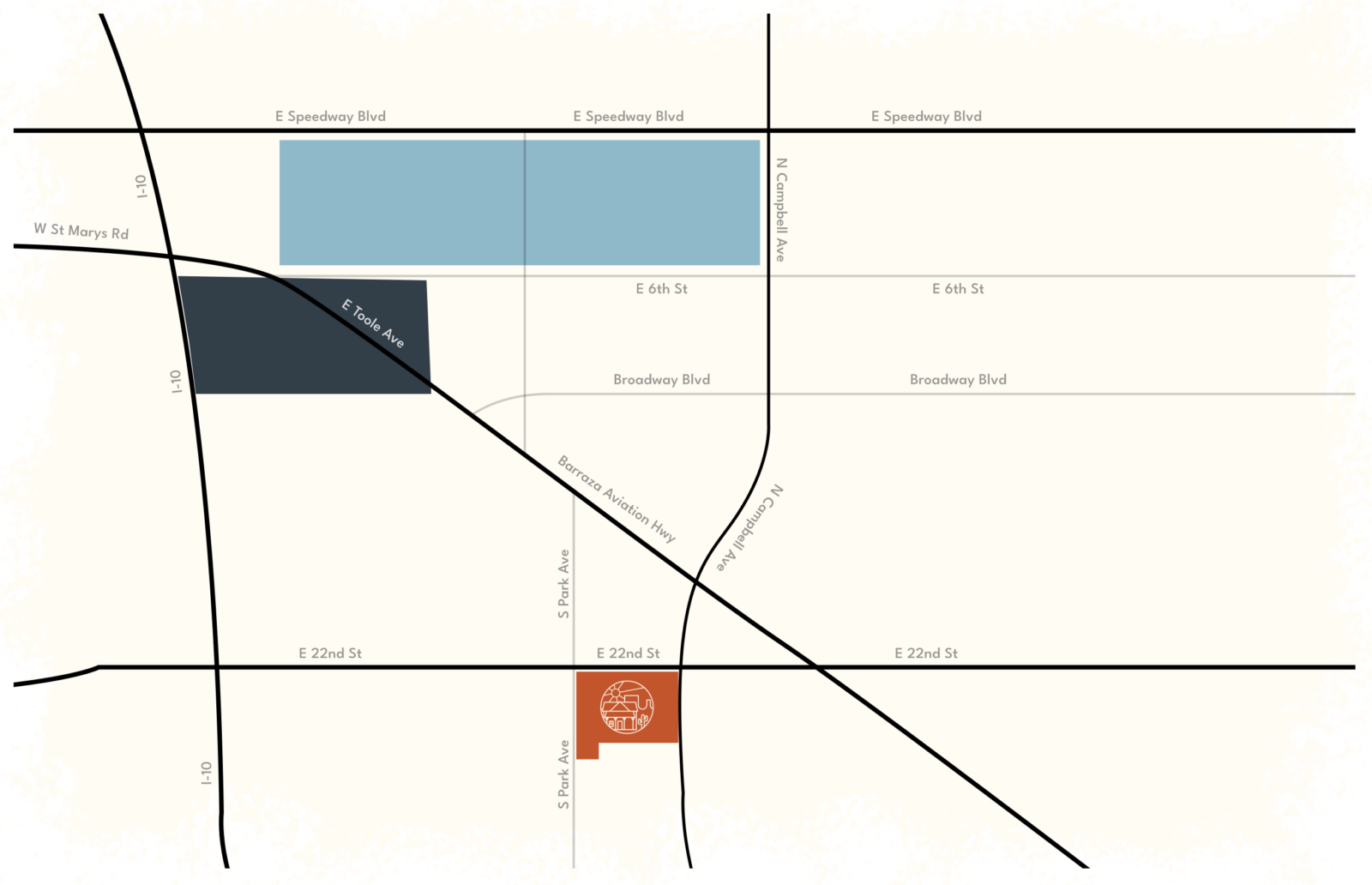 map of tuscon apartment